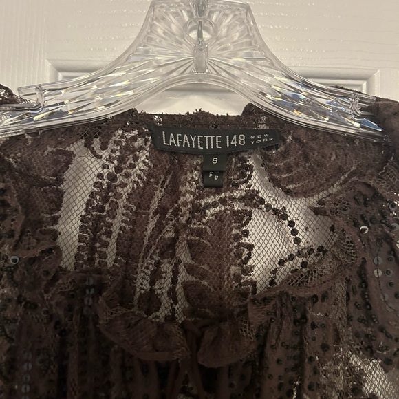 Lafayette 148 Blouse with Sequins - Picture 3 of 3